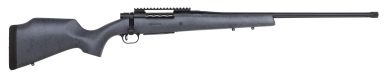 Mossberg 28102 Patriot Long Range Hunter 300 Win Mag Caliber with 3+1 Capacity, 24″ Threaded/Fluted Barrel, Matte Blued Metal Finish & Sniper Gray Fixed Monte Carlo Stock Right Hand (Full Size)