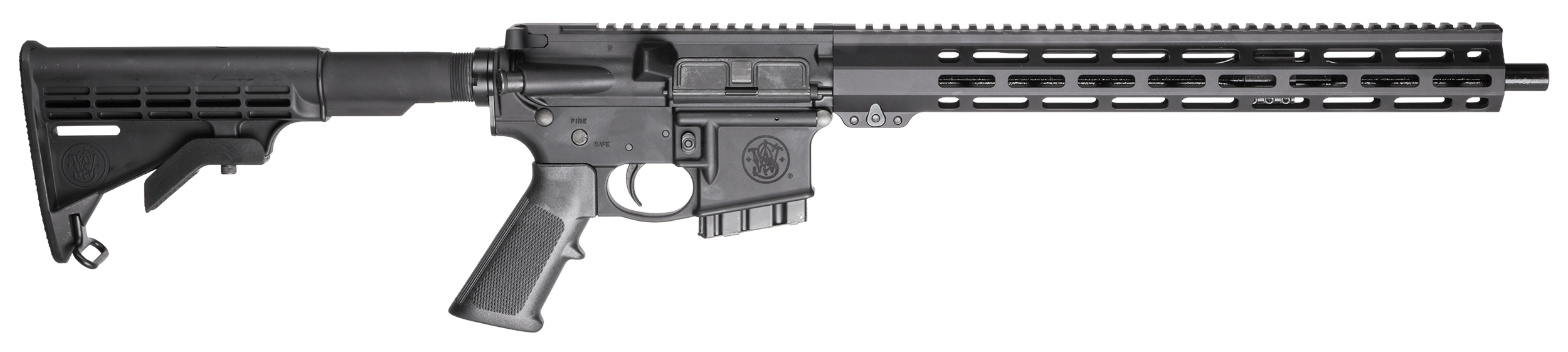 Smith & Wesson 13953 M&P15 Sport III 223 Rem/5.56 NATO 10+1 16″ Black Armornite Heavy Barrel, Black Picatinny Rail Aluminum Receiver, Fixed Black Synthetic Stock, Black Polymer Grip Fixed Mag