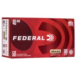 FED CHAMP 40S&W 180GR FMJ BRSS 50/1