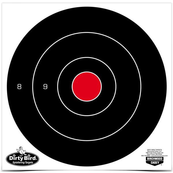 B/C DIRTY BIRD RND BLSEYE TGT 25-8″