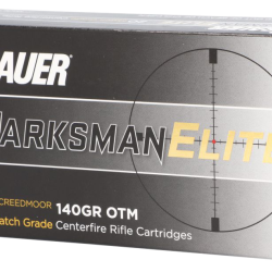 Sig Sauer E65CM120 Marksman Elite  6.5 Creedmoor 140 gr Open Tip Match 20 Per Box/ 10 Case