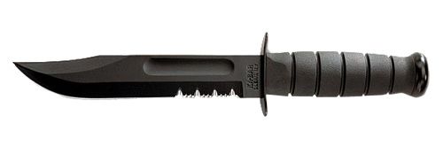 KBAR FIGHTING KNF 7″ W/SHTH BLK SER