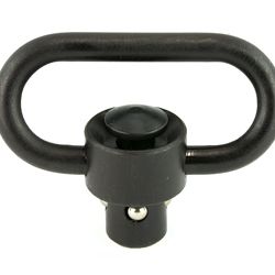 UTG BUTTON QD SLING SWIVEL 1.38″ BLK