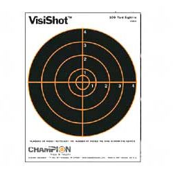 CHAMPION VISISHOT 8″ BULLSEYE 10PK