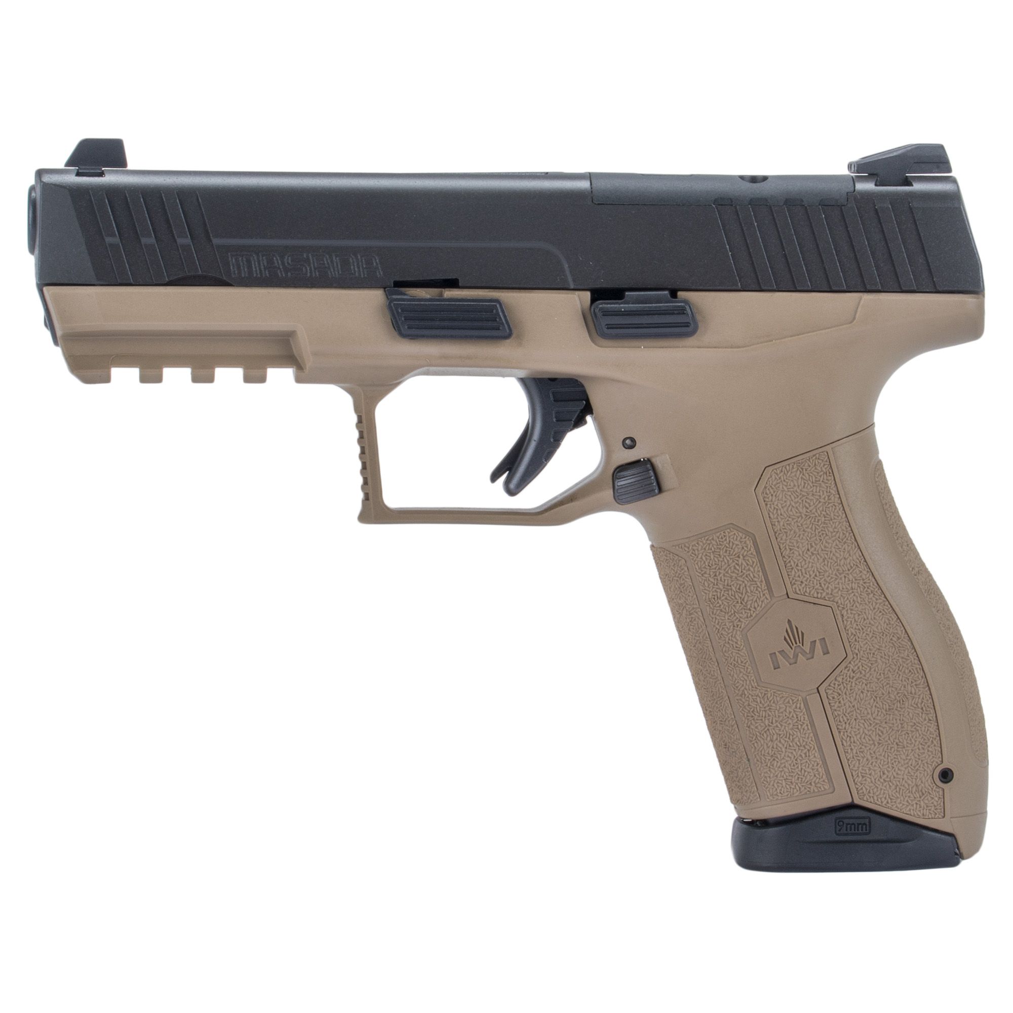 IWI MASADA OR 9MM 4.1″ 10RD FDE