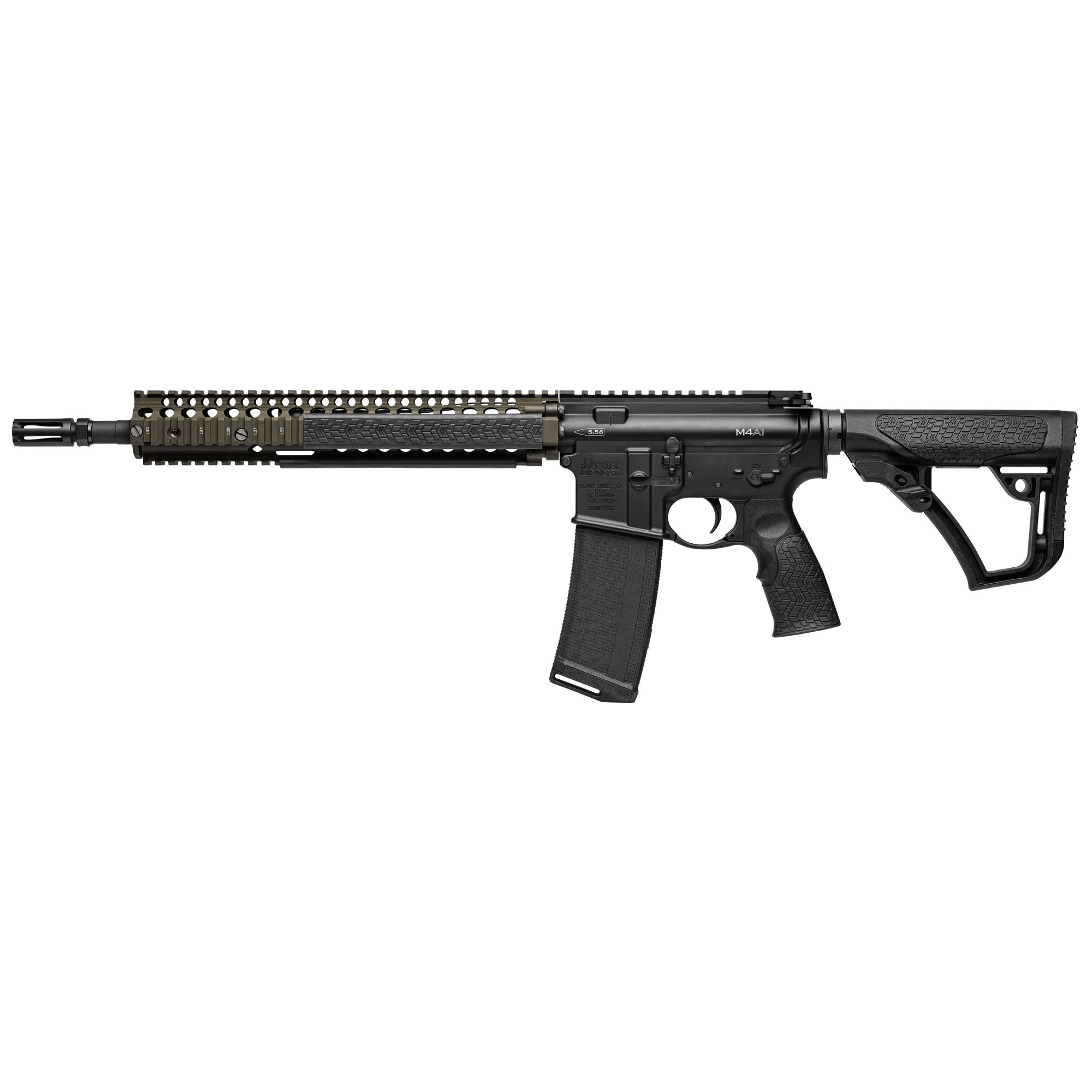 DD M4A1 556NATO 14.5″PB BLK/FDE 32RD