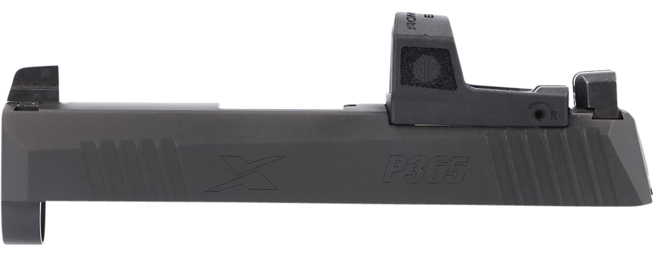 Sig Sauer 8900983 P365X Slide Assembly Fits Sig P365X  9mm Luger Black Nitride Stainless Steel Optic Cut/Serrated Slide XRAY3 Sights
