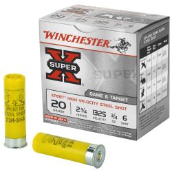 WIN XPERT TRGT 20GA 2.75″ #6 25/250