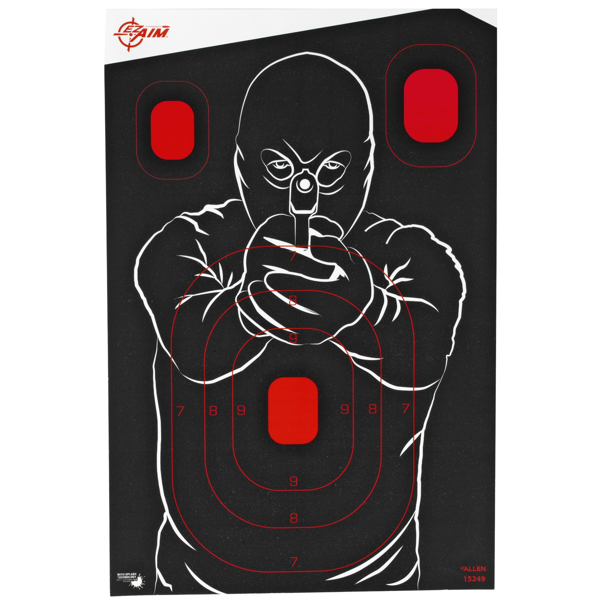 ALLEN EZ AIM 12″X18″ BAD GUY 5PK