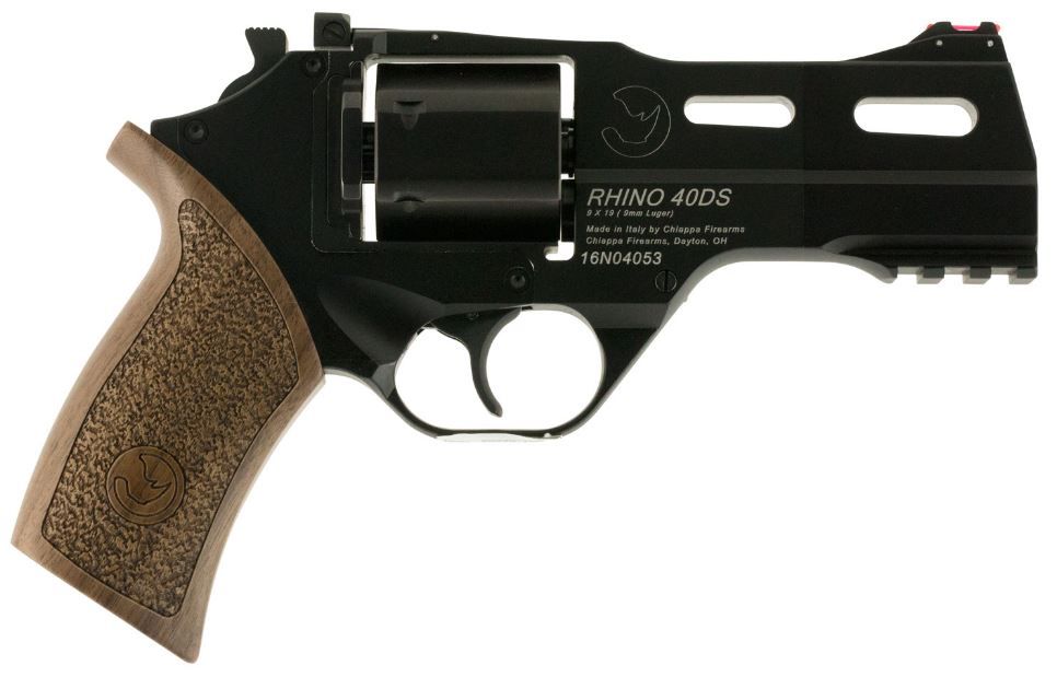 RHINO 40DS 9MM 4″ BLK ADJ