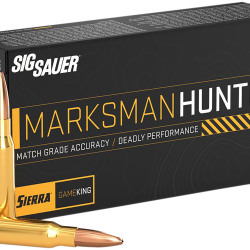 Sig Sauer E308GK16520 Marksman Hunter  308Win 165gr 20 Per Box/10 Case