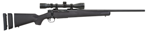 Mossberg 28094 Patriot Super Bantam Youth 350 Legend 4+1 22″ Matte Blued Fluted Steel Barrel & Receiver, Black Synthetic Stock,  3-9x40mm Duplex Scope