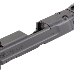 Smith & Wesson 3015613 Slide Assembly Shield Fits S&W Shield/Shield Plus Optic Ready 9mm Luger Black Armornite Stainless Steel 3-Dot White Sights