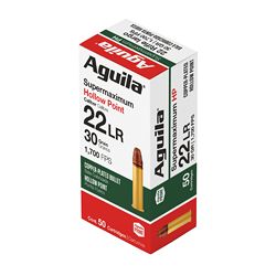 AGUILA 22LR SUPR MAX 30GR HP 50/1000