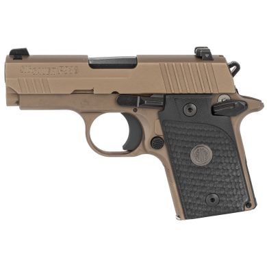 SIG P938 EMP SCRPN 9MM 7RD 3″ FDE NS