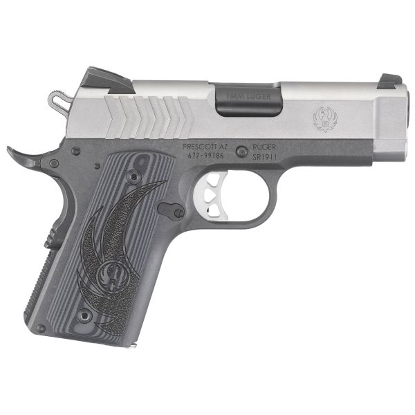 RUGER SR1911 OFFICER 9MM 3.6″ DT 8RD