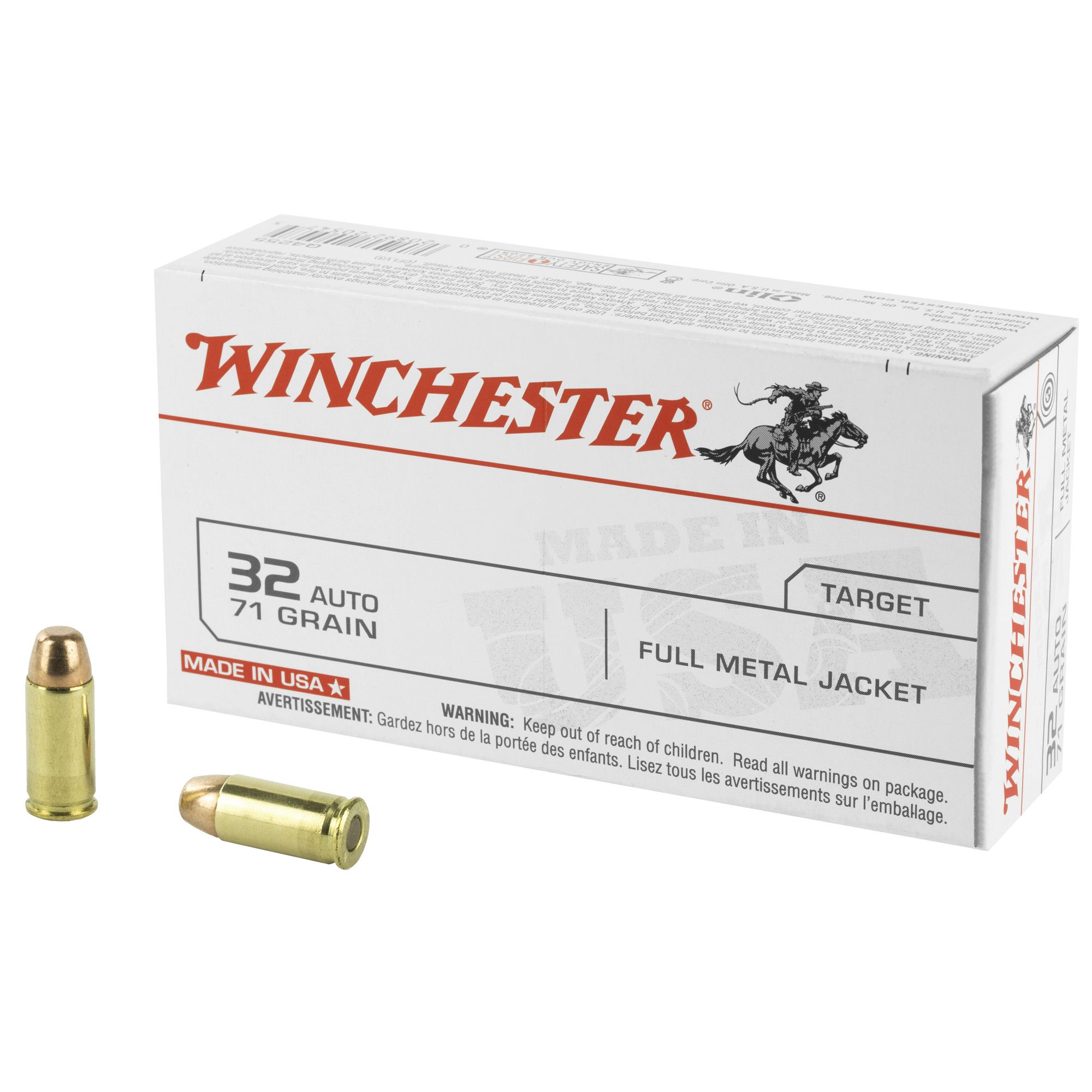 WIN USA 32ACP 71GR FMJ 50/500