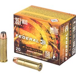 FUSION 357MAG 158GR 20/200