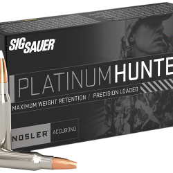 Sig Sauer E243PH9020 Platinum Hunter  243Win 90gr 20 Per Box/10 Case