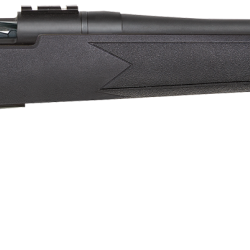 Mossberg 28243 Patriot  6.5 PRC 4+1 24″ Matte Blued Fluted Threaded Barrel, Matte Blued Drilled & Tapped Receiver, Fixed Black Synthetic Stock