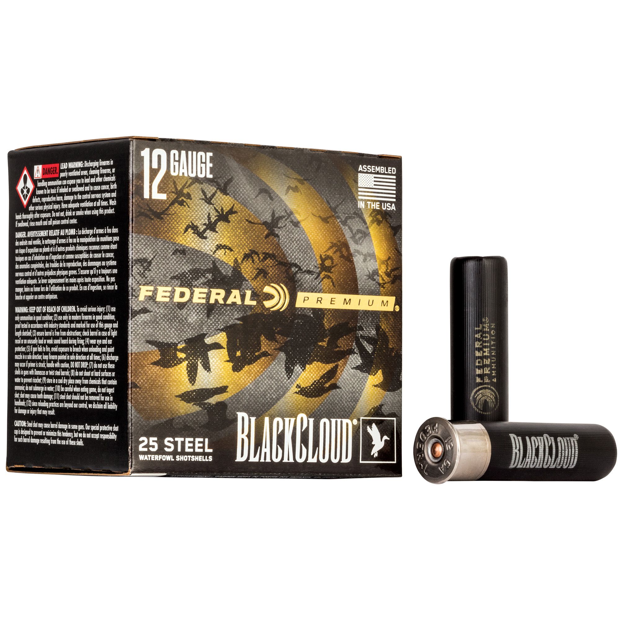 FED BLK CLOUD 12GA 3.5″ #2 25/250