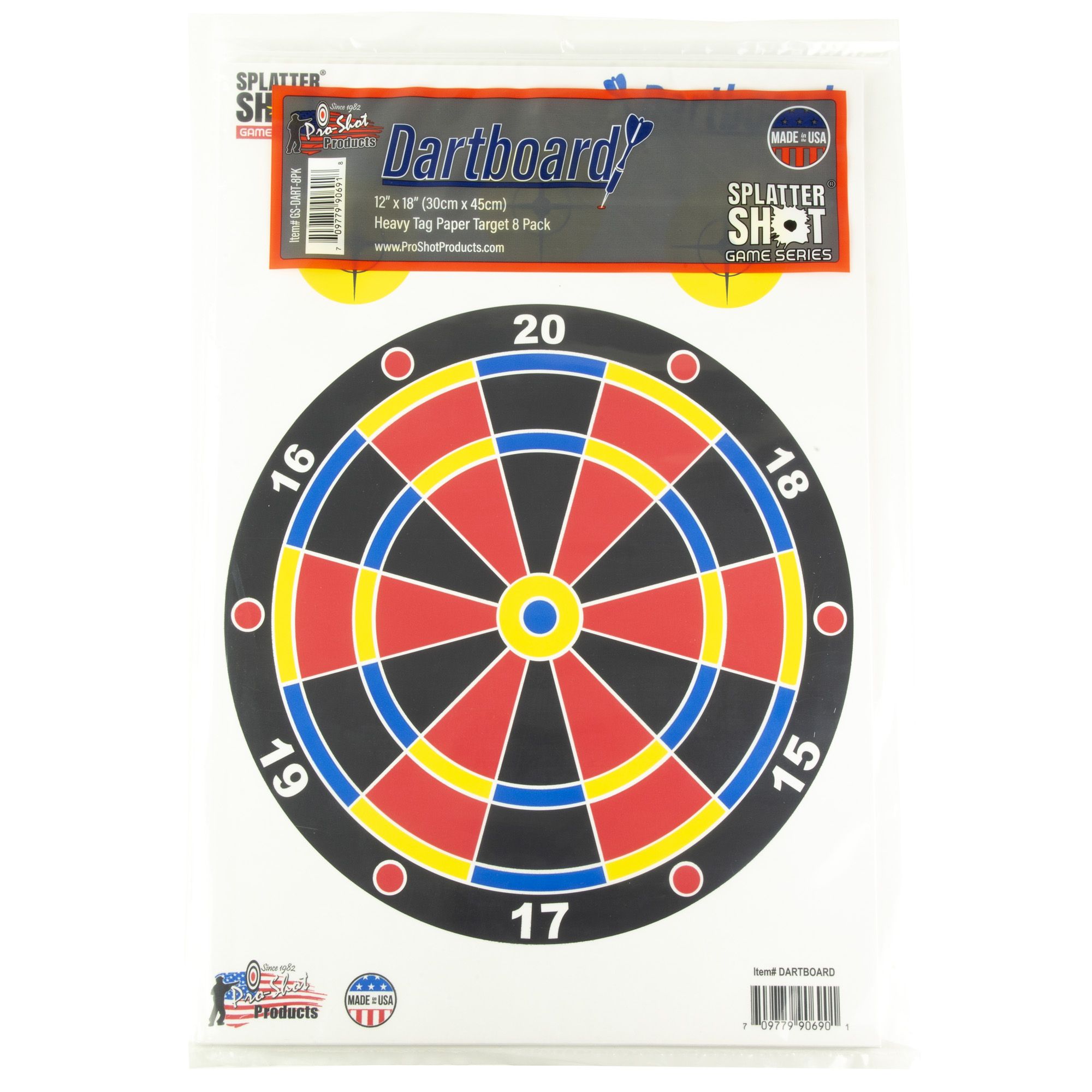 PROSHOT GS DARTS 12X18 TP 8PK