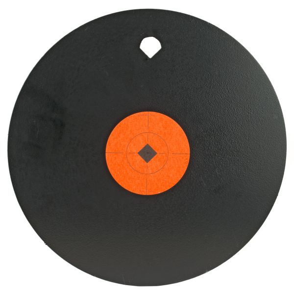 B/C 10″ GONG ONE HOLE 3/8″ AR500 STL