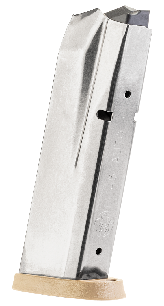 Smith & Wesson 194700000 M&P  10rd 45ACP Brown Floor Plate Steel