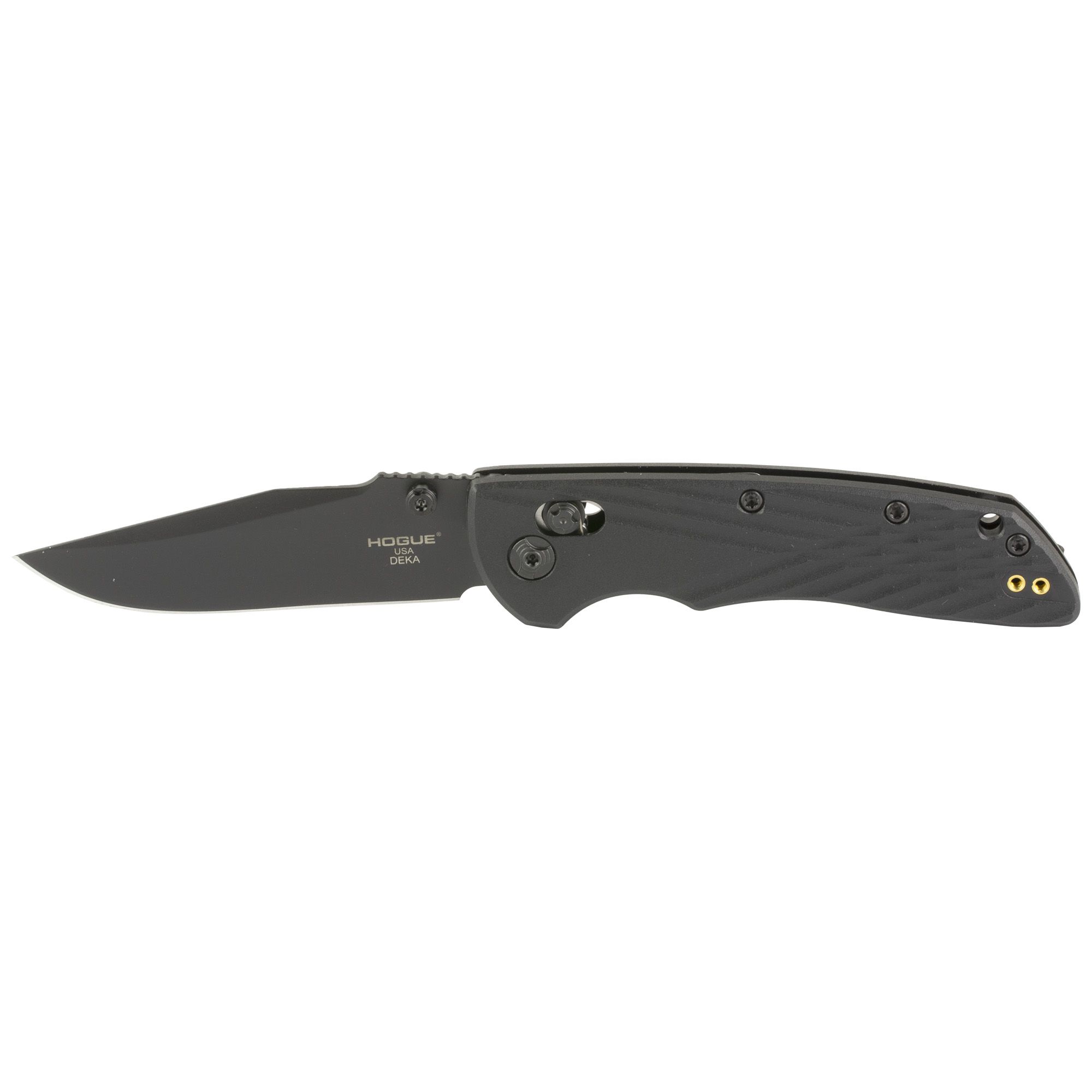 HOGUE DEKA 3.25″ CLIP BLK POLY BLACK
