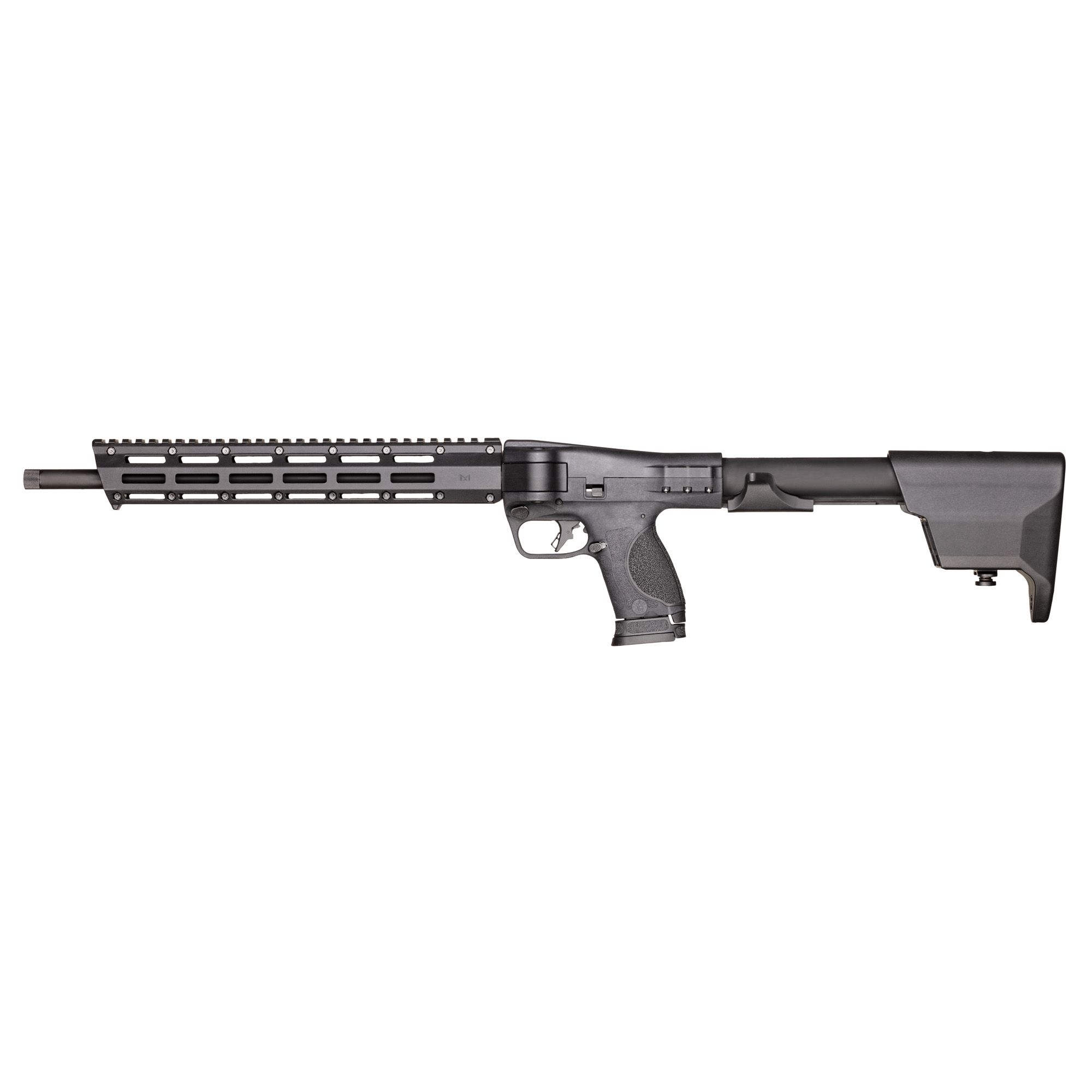 S&W M&P FPC 9MM 16.25″ 23RD BLK