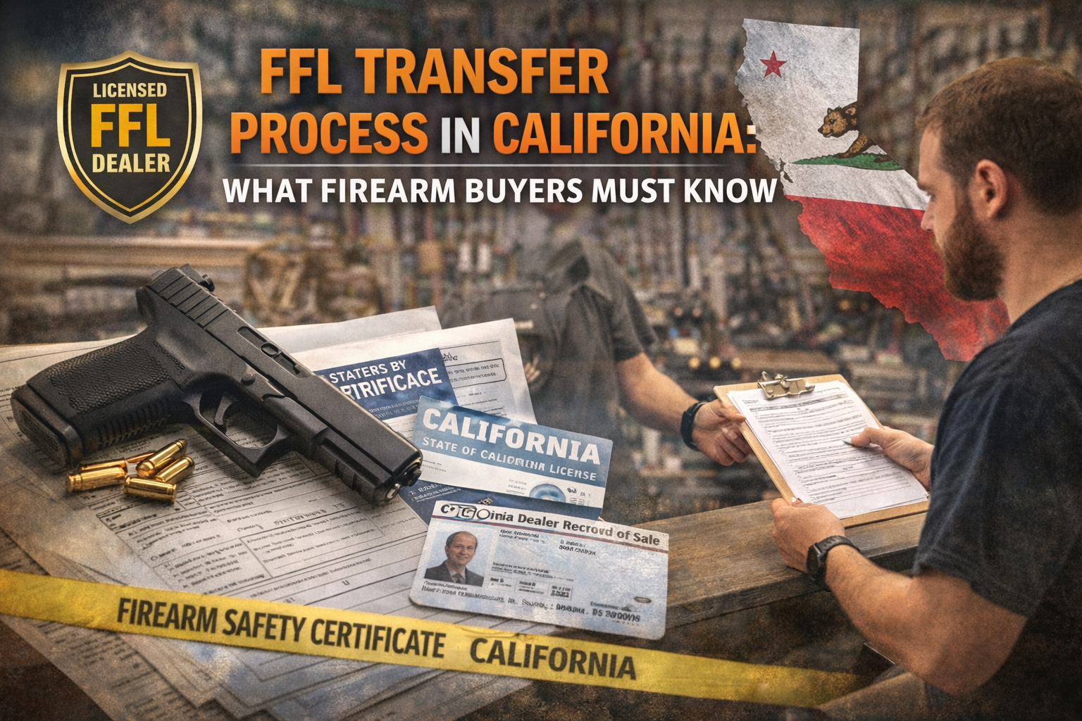 FFL transfer process for firearm buyers in California