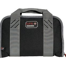 GPS DOUBLE COMPACT PISTOL CASE BLACK