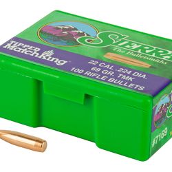 SIERRA TIPPED MK .224 69GR 100CT