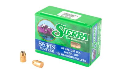 SIERRA SPORTSMASTER .38 140GR 100 CT