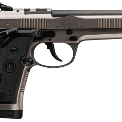 Beretta USA J92XRD21 92X Performance Defensive Full Size Frame 9mm Luger 15+1, 4.90″ Black Barrel, Gray Nistan Optic Ready/Serrated Steel Slide & Frame w/Beavertail