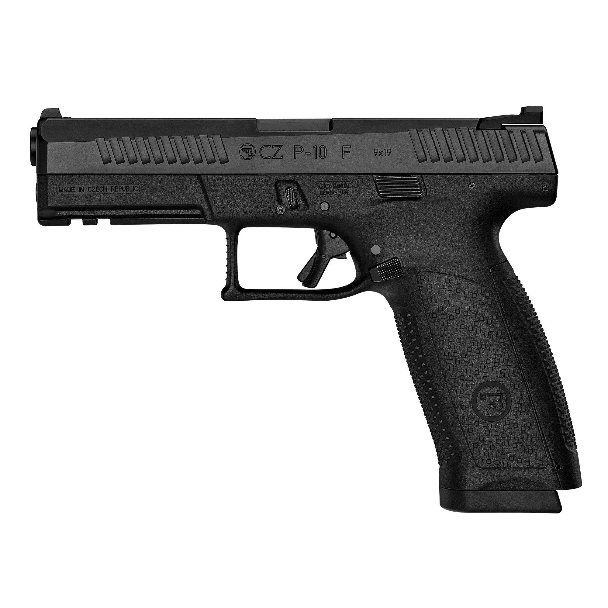 CZ P-10F 9MM 4.5″ BLK 10RD OPTIC RDY