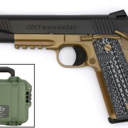 CQB GOV CUST 45ACP BLK/FDE 5″