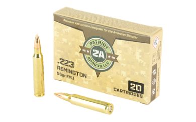 PATRIOT SPRT 223REM 55GR FMJ 20/1000