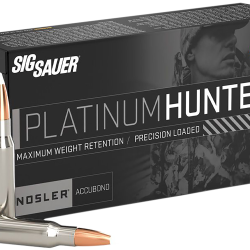 Sig Sauer E270PH15020 Platinum Hunter  270Win 150gr 20 Per Box/10 Case