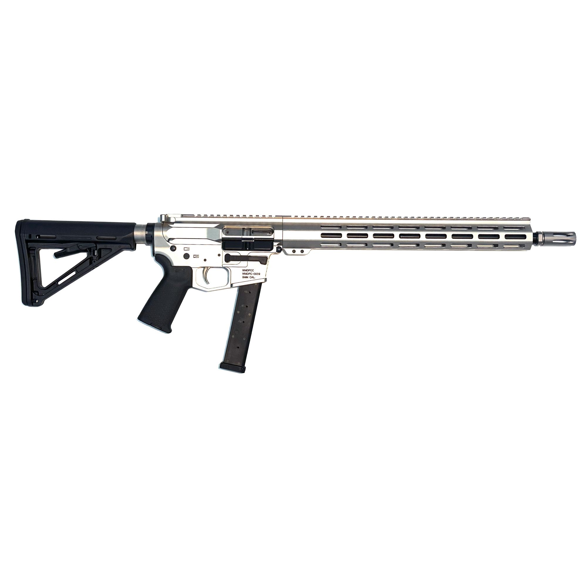 WMD NIB-X 9MM 16″ 33RD SILVER
