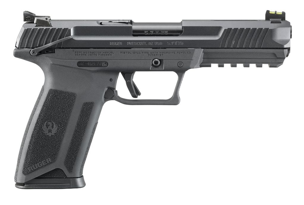 RUGER-57 5.7X28 BLK 5″ 10+1 AS
