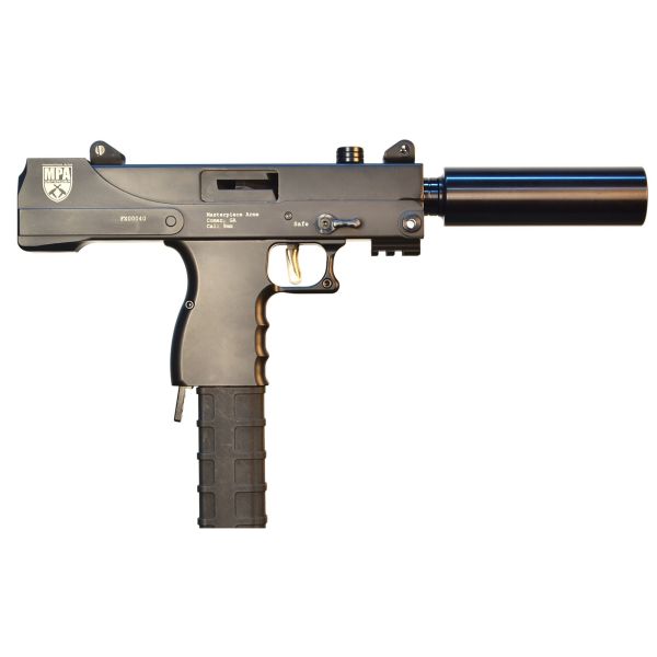 MPA PISTOL 9MM 6″ 30RD TB BLK