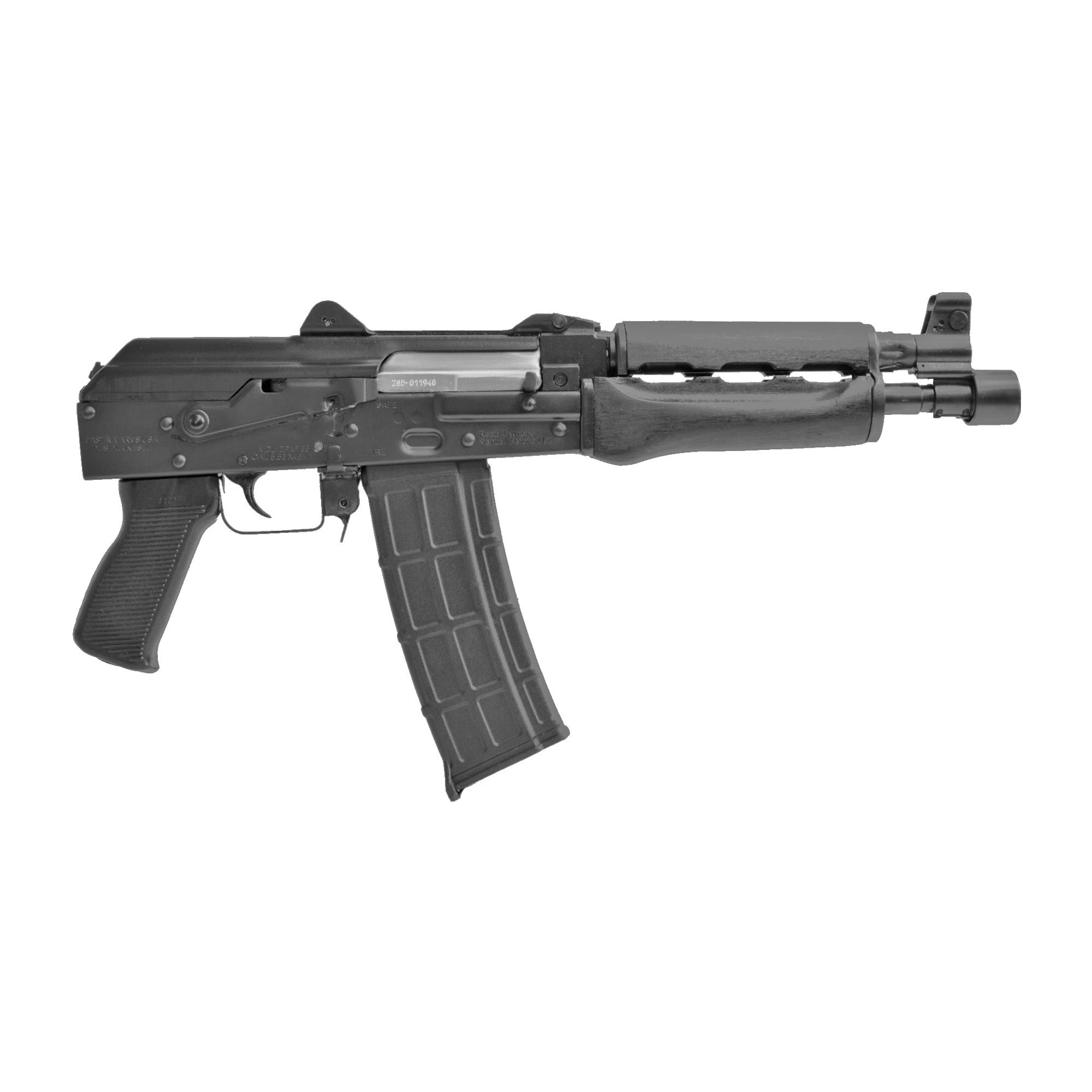 ZASTAVA ZPAP85 PSTL 556 10″ 30RD BLK