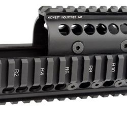 MIDWEST AK47/74 QUAD RAIL BLK