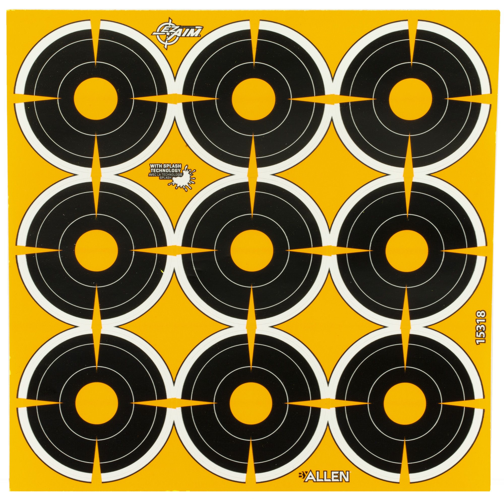 ALLEN EZ AIM 2″ BULLSEYE 12 SHEETS