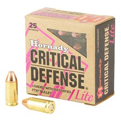 HRNDY CD 9MM 100GR FTX LITE 25/250