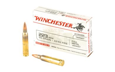 WIN USA TRGT 223REM 55GR FMJ 20/1000