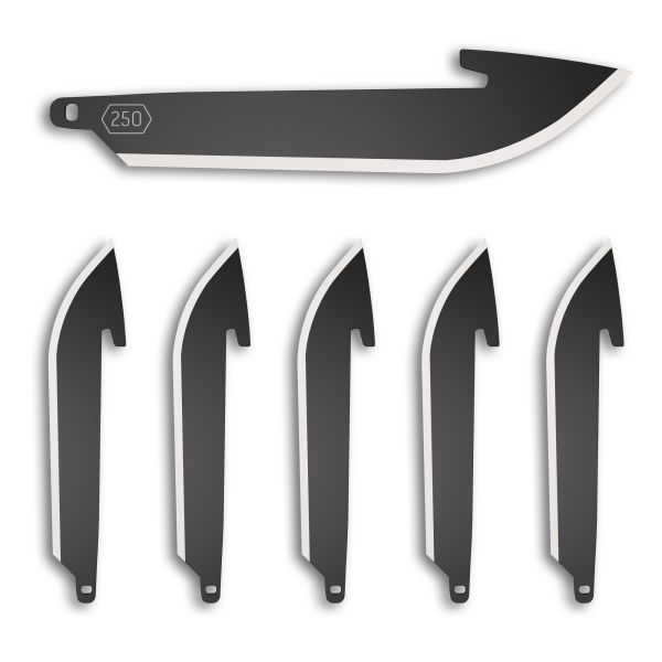 OD EDGE DROP-PT 2.5″ BLADE 6PK BLK