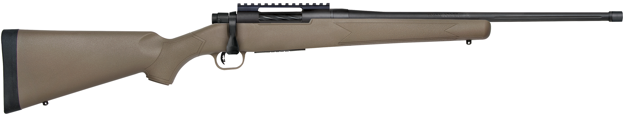 Mossberg 28263 Patriot Predator Full Size 400 Legend 4+1 20″ Matte Blued Threaded Barrel, Matte Blued Picatinny Rail Receiver, Fixed Flat Dark Earth Synthetic Stock