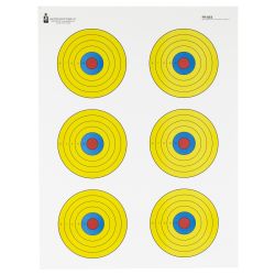 ACTION TGT BRIGHT 6 BULLSEYE 100PK